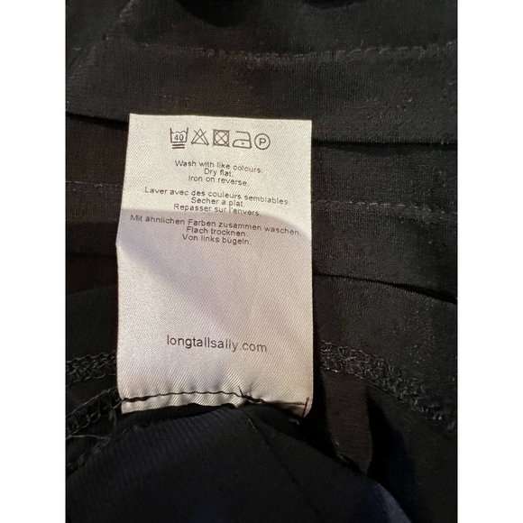 Long Tall Sally Black Shutter Dress Square Neck Pencil Stretchy Size 8 Sexy - Picture 10 of 16